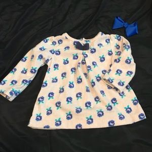Carter’s Toddler Girl Sweater with Blue Flowers